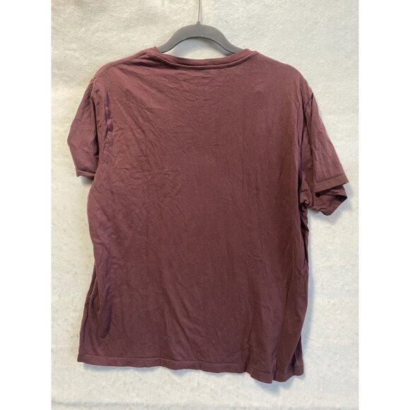 Levi’s GRAPHIC CREWNECK TEE SHIRT Burgundy One Planet One Party Large - Picture 10 of 14